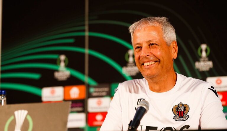 FOOTBALL - OGC Nice : Lucien Favre reacts to the qualification of the Gym!