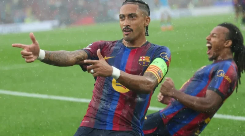 Raphinha and Adeyemi Shine as Barcelona Thrash Feyenoord 5-1 in Champions League Opener